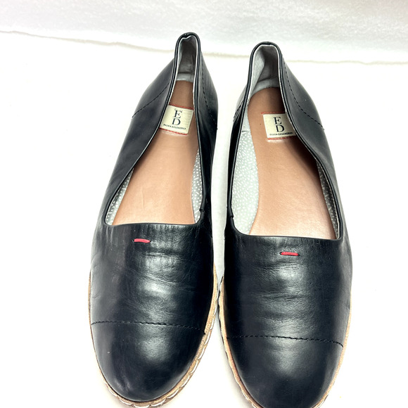 Ellen Degeneres Shoes Womens 8.5 Norana Black Leather Lined Cushioned - Picture 3 of 12